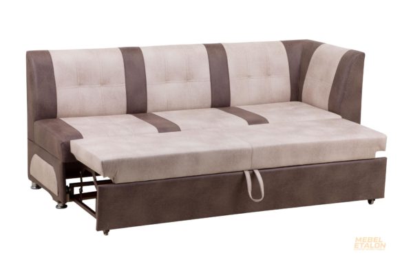 Кухонный диван ЭЛИТ прямой с угловой спинкой LIRA03 и LIRA08